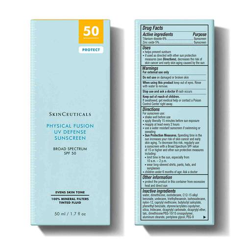 SkinCeuticals Physical Fusion UV Defense Sunscreen SPF 50 (1.7 oz)